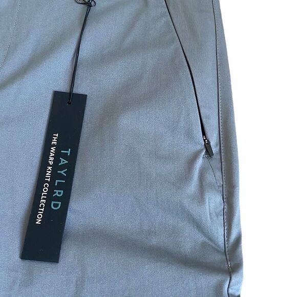 NWT Taylrd Gray Warp Knit Pants/Slacks - Size 32x30 - Picture 9 of 15
